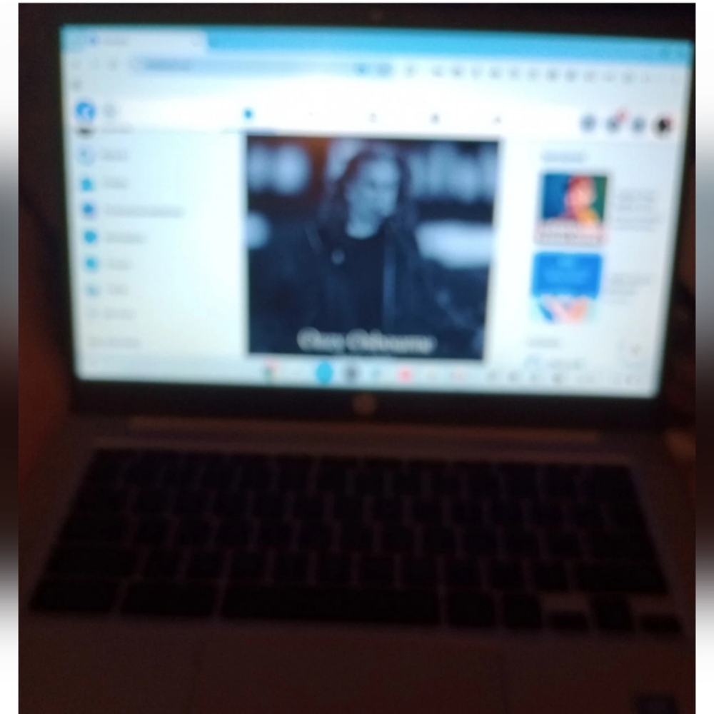HP Laptop with Blue Finish